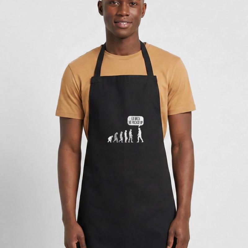 Evolution - Darwing Evolution Funny Gift Cooking Apron
