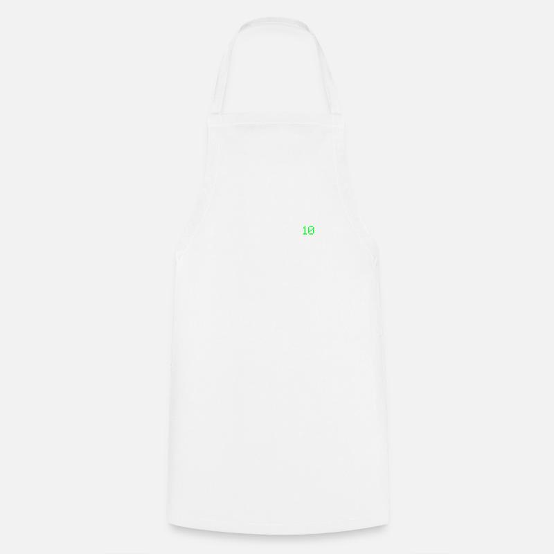 Binary Code - computer programmer computer science - Cooking Apron - white