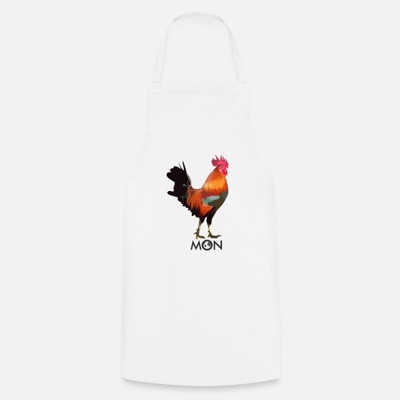 Coq - Tablier de cuisine - blanc