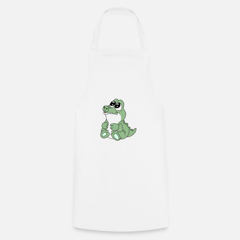 Bébé Crocodiles crocodiles - Tablier de cuisine - blanc