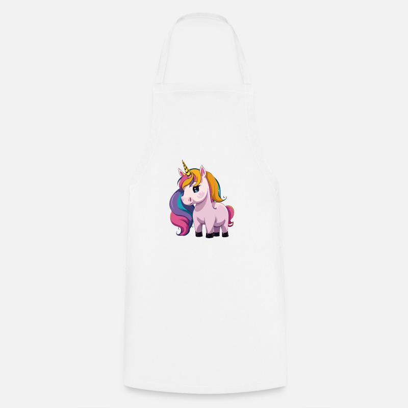 unicorn - Cooking Apron - white