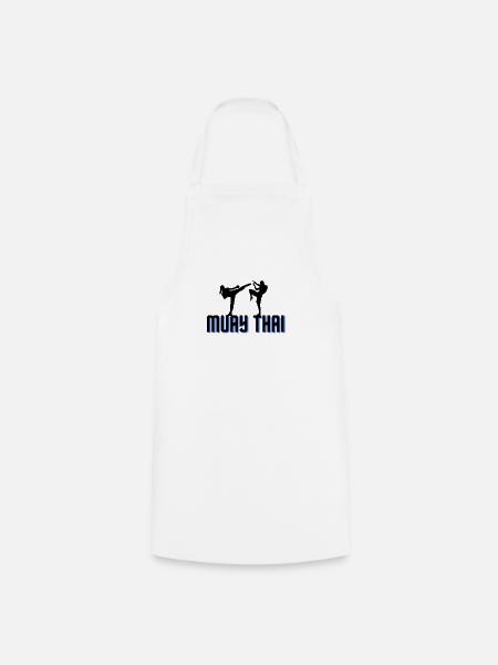 muay thai - Kochschürze - Weiß