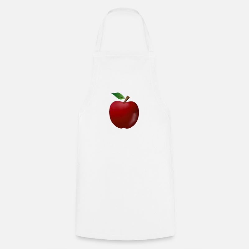 Apple - Cooking Apron - white
