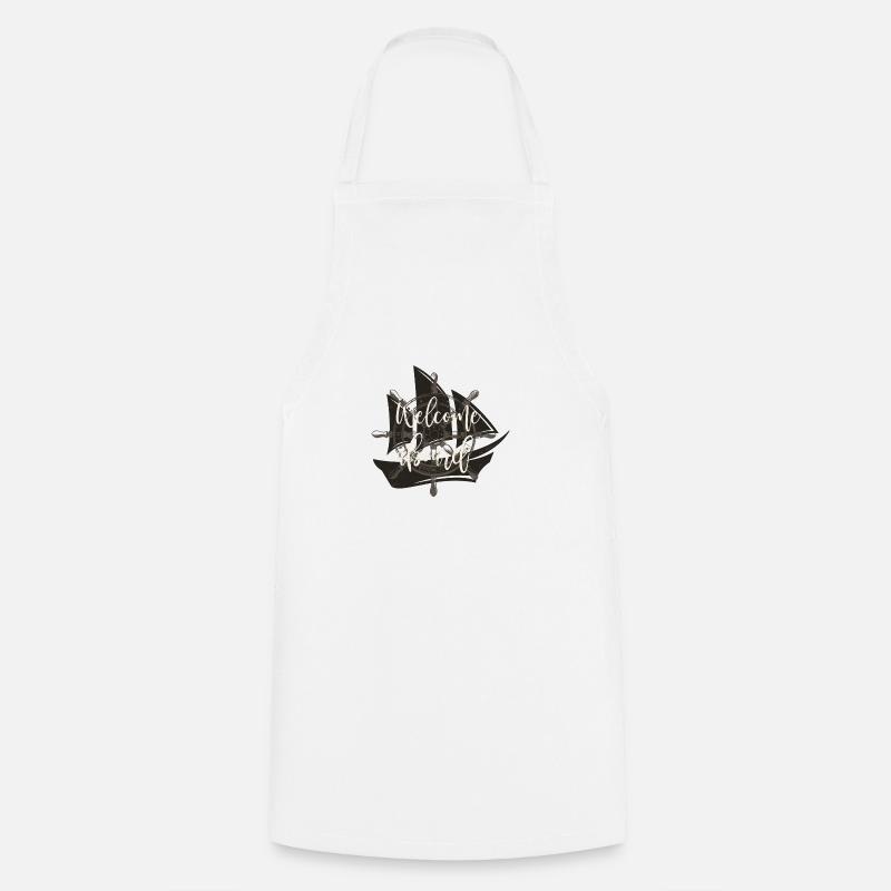 Bootsführer,Matrose,Segler,Skipper - Tablier de cuisine - blanc