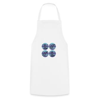 Rat de lavage - Tablier de cuisine - blanc - Devant - AI Model Male 185 dark (185cm)