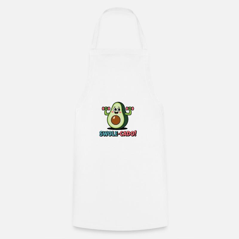 Swole-Cado ! - Tablier de cuisine - blanc