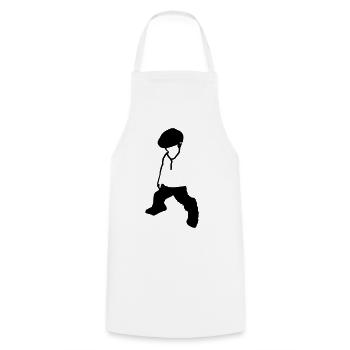 Musique enfant - Tablier de cuisine - blanc - Devant - AI Model Male 185 dark (185cm)