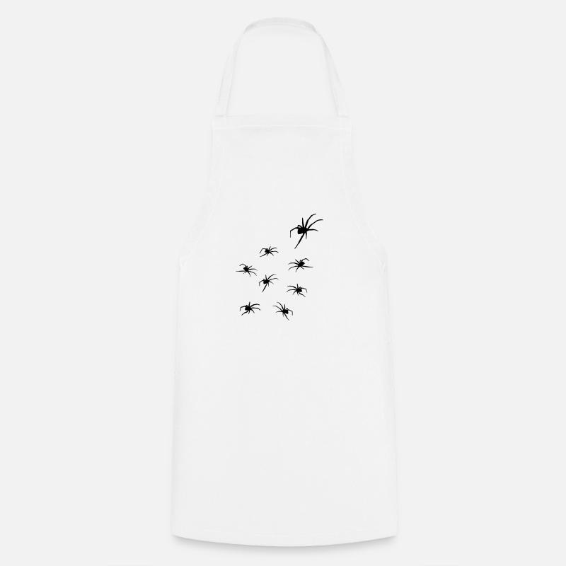 Spiders, Spider Horror - araignées - Tablier de cuisine - blanc