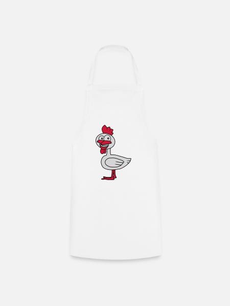 Cool Chicken - Kochschürze - Weiß