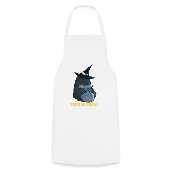 Halloween Gorilla 2 - Cooking Apron - white - Front - AI Model Male 185 dark (185cm)