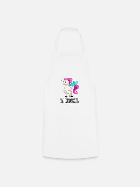 EINHORN Unicorn I am magical Einhorn - Kochschürze - Weiß