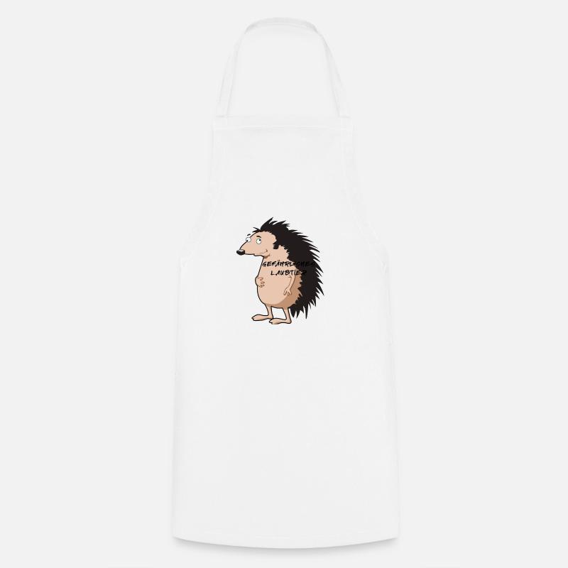 hérisson - Tablier de cuisine - blanc