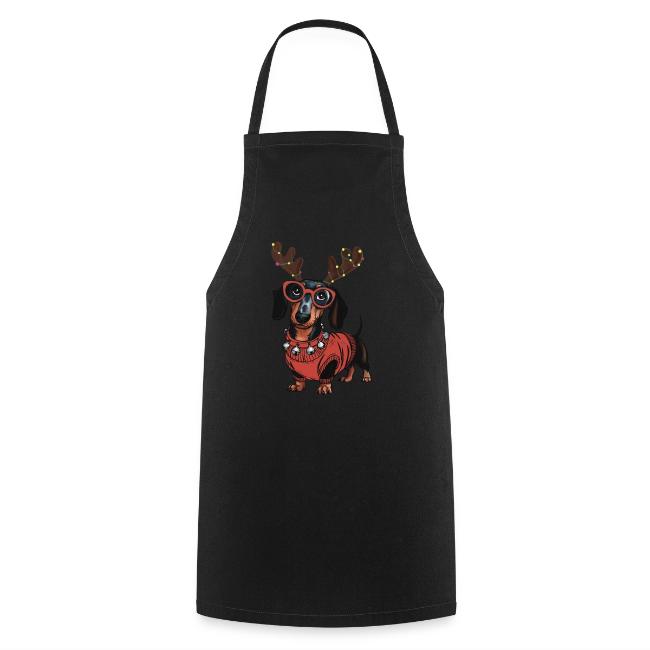 Süßer Weihnachts Dackel