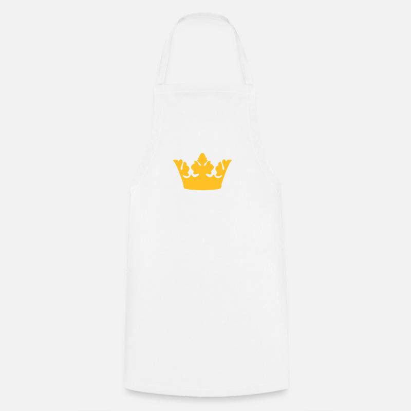 Crown - Cooking Apron - white