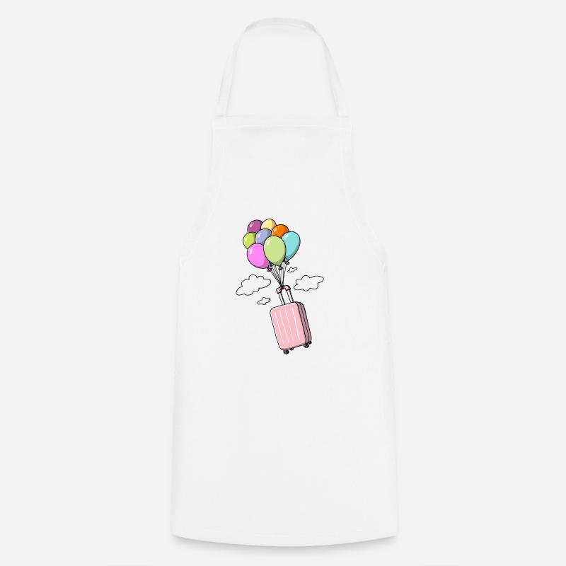 Vacances / Voyage - Tablier de cuisine - blanc