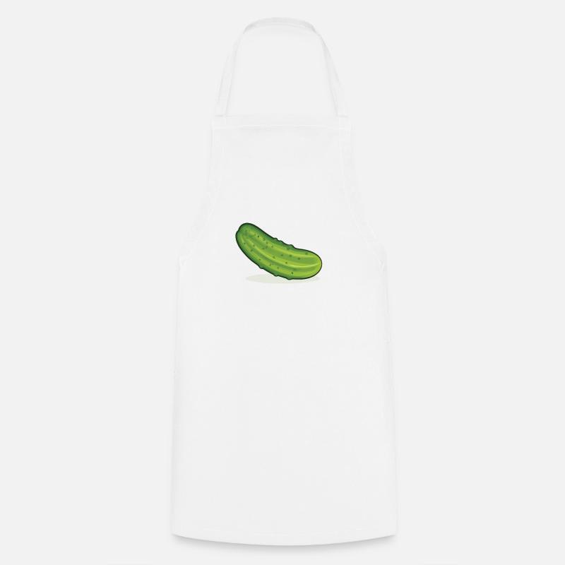 Concombre - Tablier de cuisine - blanc