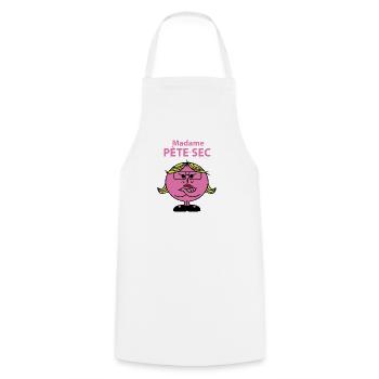 Madame Péte-sec - Tablier de cuisine - blanc - Devant - AI Model Male 185 dark (185cm)