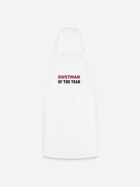 Dustman Ripper Müllmann Eboueur Garbage Trash - Cooking Apron - white