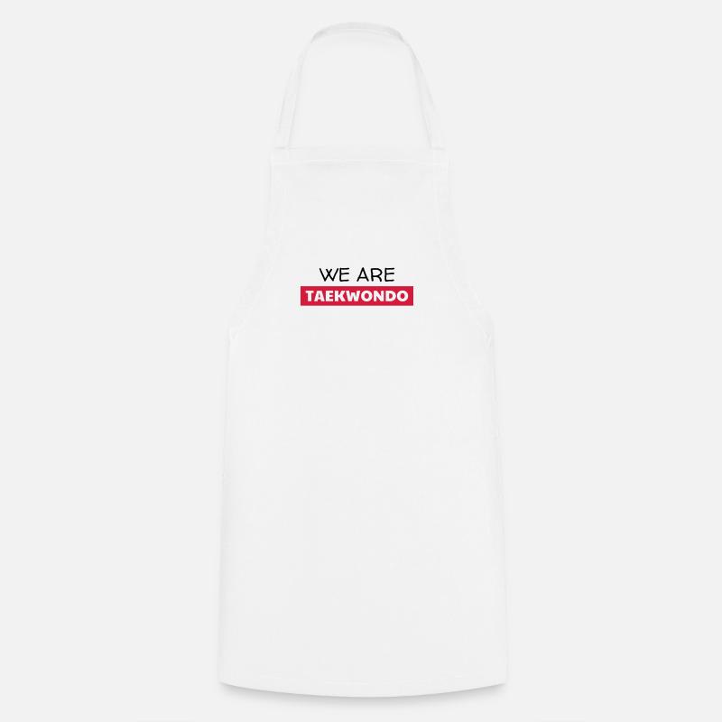 Taekwondo Taekwondoin Tae-Kwon-Do Tae Kwon Do - Cooking Apron - white