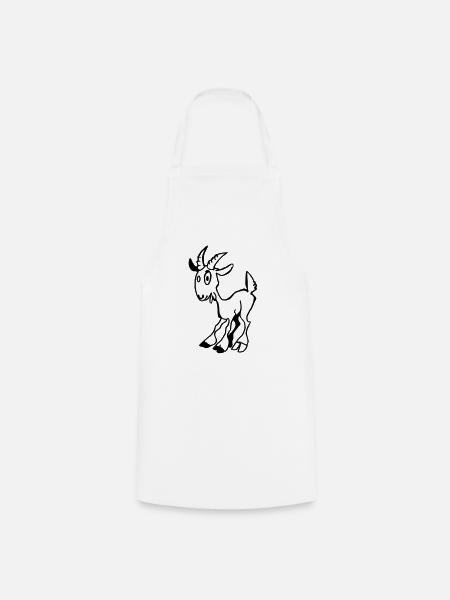 goat - Kochschürze - Weiß