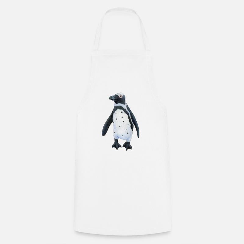 Jackass penguin - Cooking Apron - white