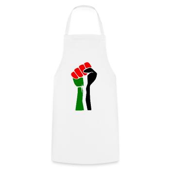 Free palestine - Cooking Apron - white - Front - AI Model Male 185 dark (185cm)