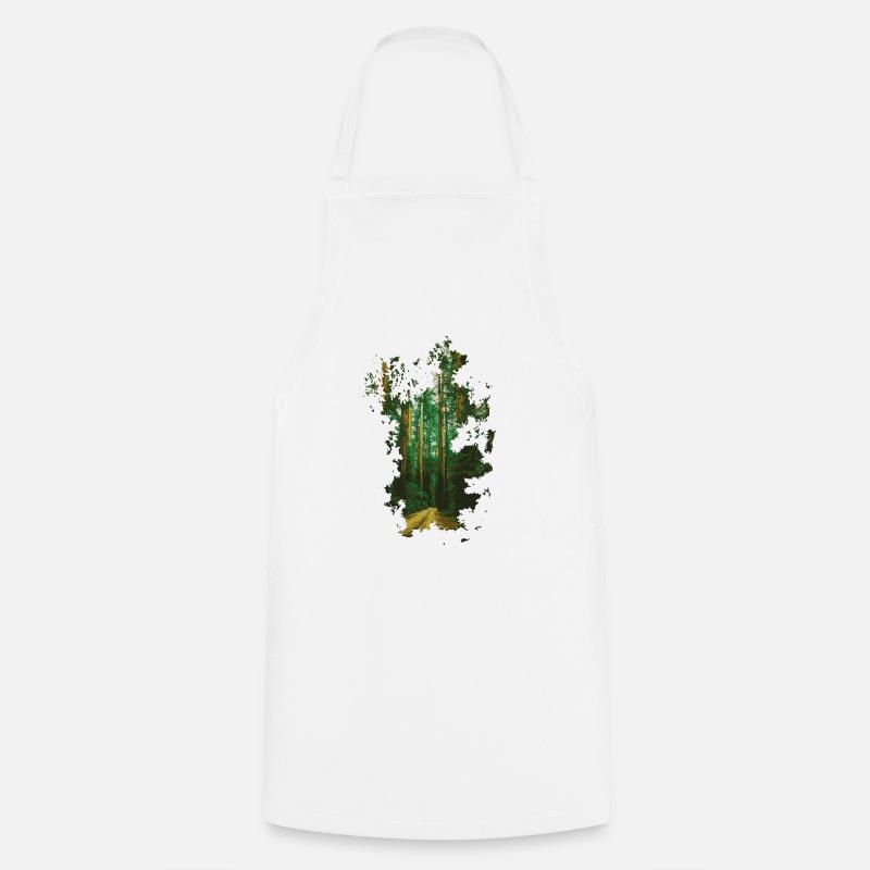 FORÊT - Tablier de cuisine - blanc