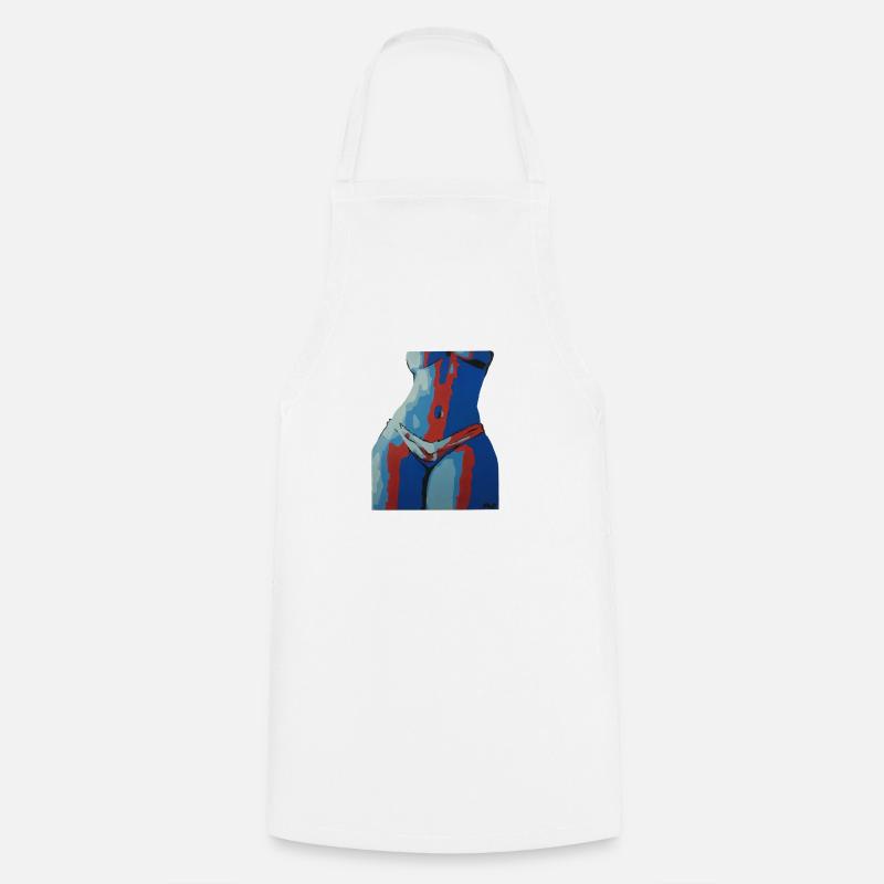 Silhouette - Tablier de cuisine - blanc