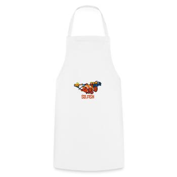 SELFISH CLOWNFISH Aquarium Geschenk Für Taucher - Kochschürze - Weiß - Vorne - AI Model Male 185 dark (185cm)