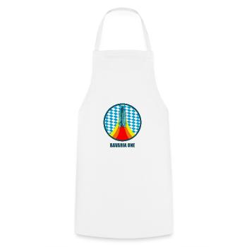 BAVARIA ONE Espace Bavière Cadeau - Tablier de cuisine - blanc - Devant - AI Model Male 185 dark (185cm)