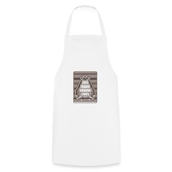 VIMANA Alte Indische Flugmaschine UFO Geschenk - Kochschürze - Weiß - Vorne - AI Model Male 185 dark (185cm)