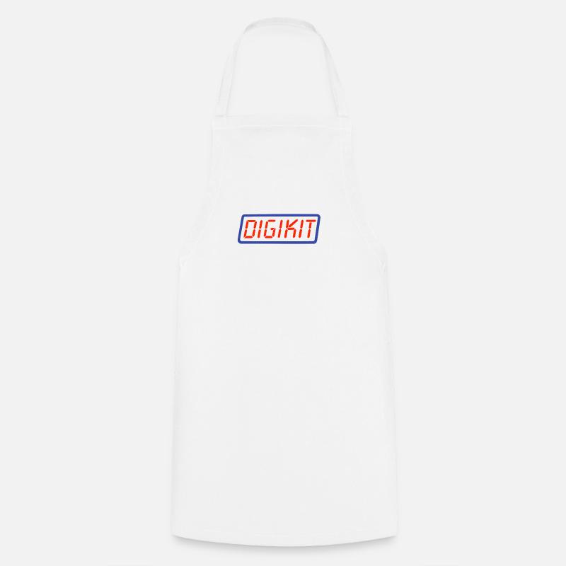 Digikit - Tablier de cuisine - blanc