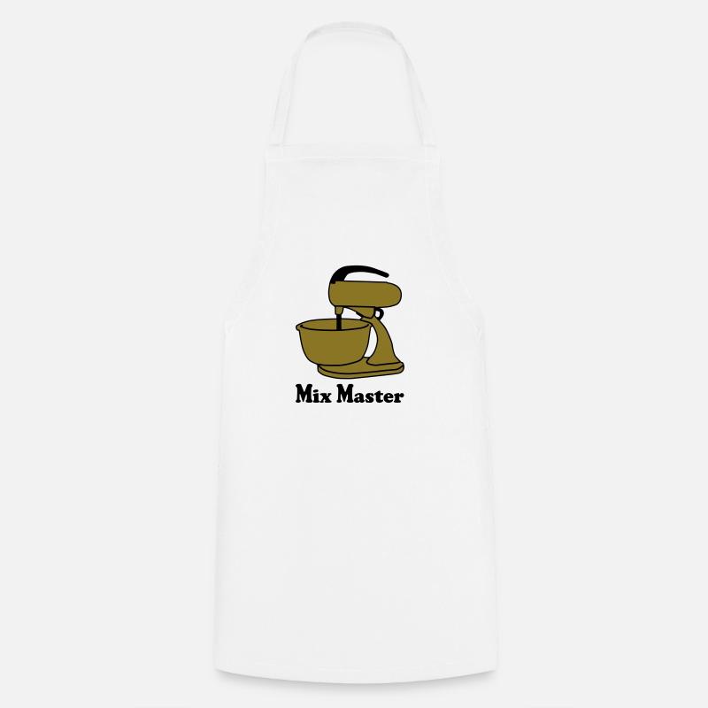 Mix Master - Cooking Apron - white