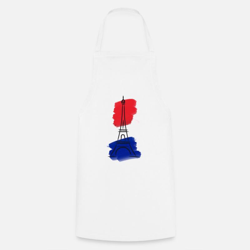 tour Eiffel - Tablier de cuisine - blanc