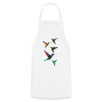 Colibris - Tablier de cuisine - blanc - Devant - AI Model Male 185 dark (185cm)