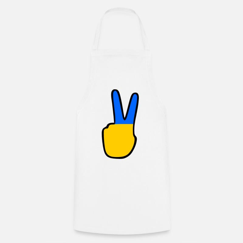 Ukraine - Cooking Apron - white