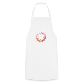 CIRCLINES - Tablier de cuisine - blanc - Devant - AI Model Male 185 dark (185cm)