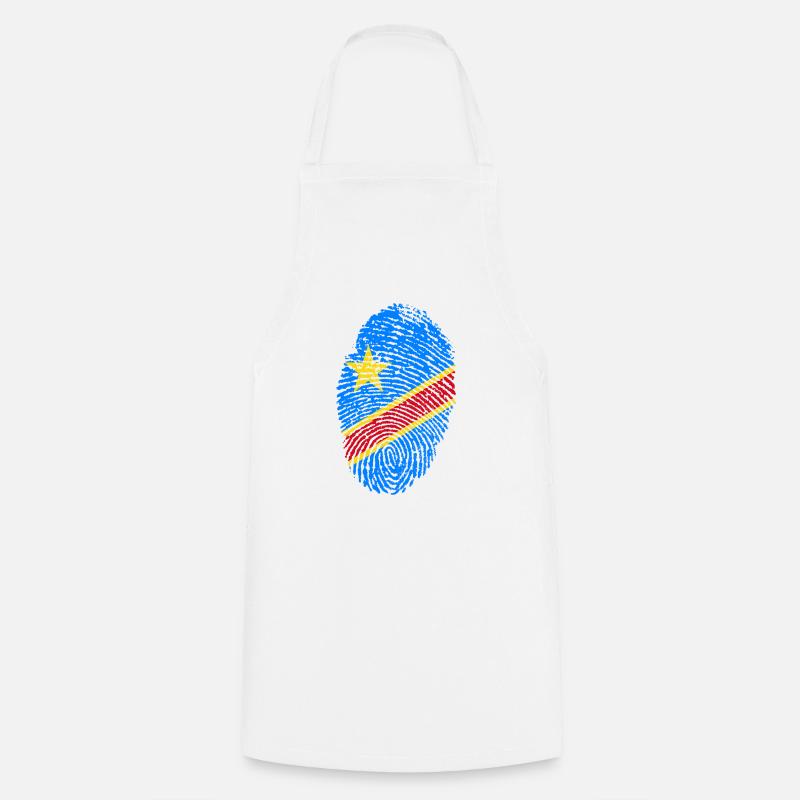 Congo - Tablier de cuisine - blanc