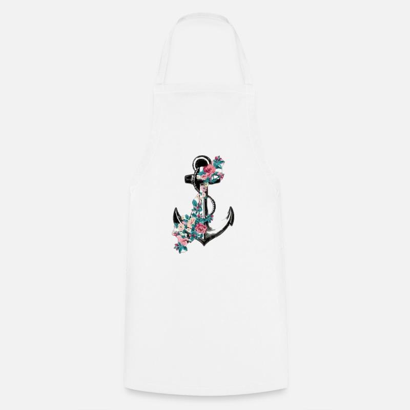Ancre - Tablier de cuisine - blanc