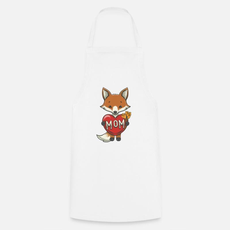 FOX MOM - Kochschürze - Weiß