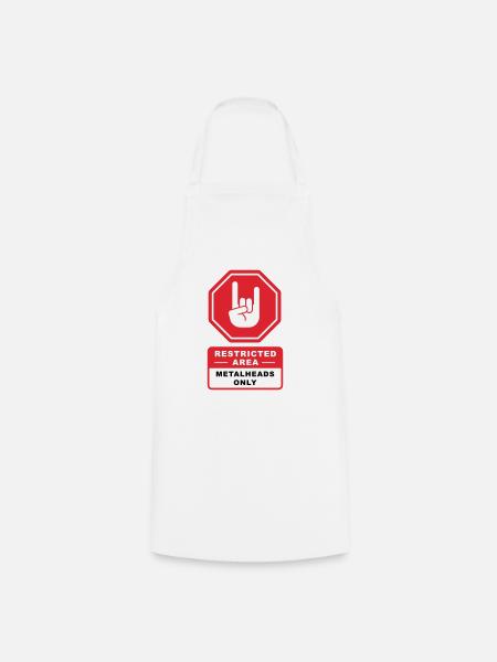 Metalheads - Cooking Apron - white