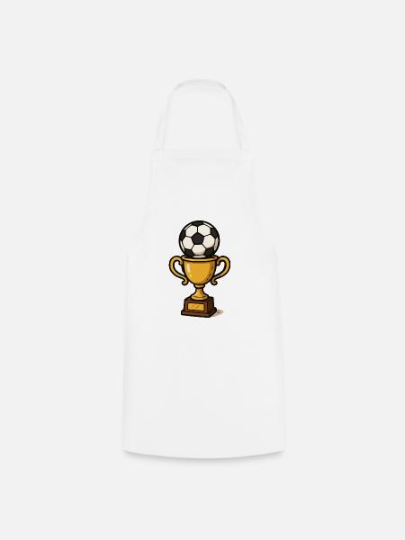 pokal - Kochschürze - Weiß