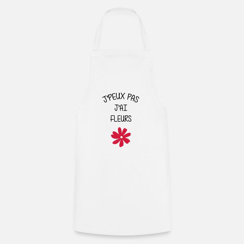 Fleuriste / Fleur / Plante / Jardinage / Nature - Tablier de cuisine - blanc