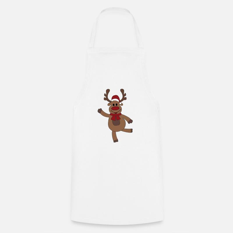 Noël - Tablier de cuisine - blanc