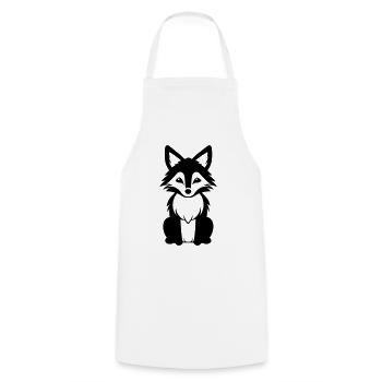 Renard - Tablier de cuisine - blanc - Devant - AI Model Male 185 dark (185cm)