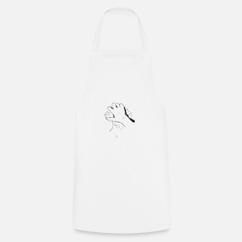 Rock Climbing - Cooking Apron - white
