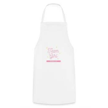 Fille de l’équipe de révélation de genre - Tablier de cuisine - blanc - Devant - AI Model Male 185 dark (185cm)