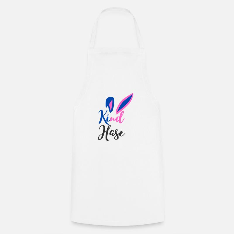 Child Bunny - Cooking Apron - white
