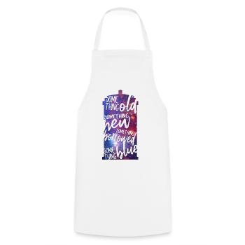 Quelque chose de vieux - Tablier de cuisine - blanc - Devant - AI Model Male 185 dark (185cm)