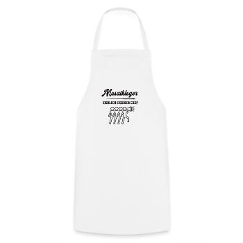 Mosaikleger Chef Selbstständigkeit Firma Gründen - Kochschürze - Weiß - Vorne - AI Model Male 185 dark (185cm)